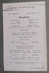 RMS "Queen Mary" (Cunard White Star), Breakfast Menu, 20 January 1949 by Finbarr Smyth