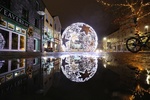 Silver Christmas Light Galway City Centre by Chaosheng Zhang