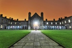 Central Quad, NUI, Galway Campus At Night by Chaosheng Zhang