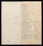Ledger Recording of Bread Received 1935 - 1936 by Griffin Bakery