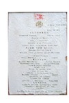 Luncheon Menu from R.M.S. Titanic April 14, 1912