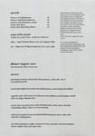 Cafe Paradiso Dinner Menu August 2012 by Cafe Paradiso
