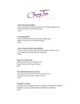 Cherry Tree Restaurant: Set Dinner Menu 27th. November, 2012
