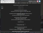 The Greenhouse Restaurant Menu 2020