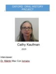 Interview with Cathy Kaufman by Máirtín Mac Con Iomaire